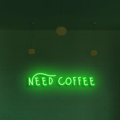 Need Coffee Neon Essential Fuel For Daily Grind | Shineneon