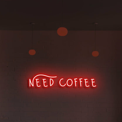 Need Coffee Neon Essential Fuel For Daily Grind | Shineneon