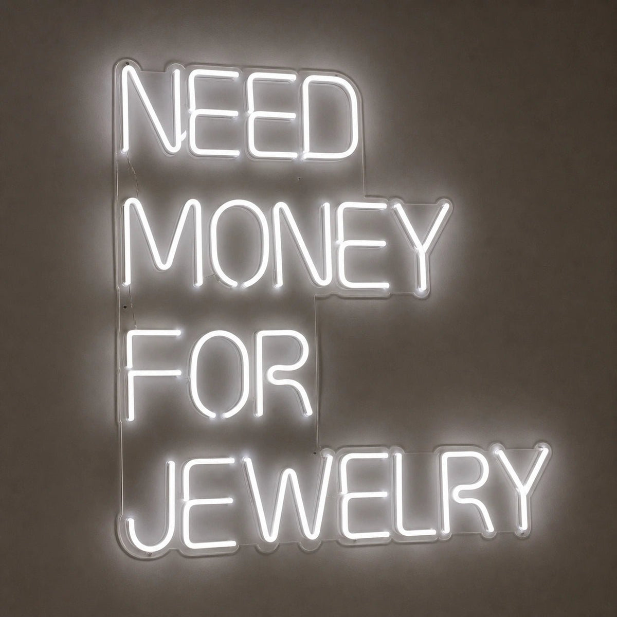 Need Money For Jewelry LED Neon Sign Garage Man Cave Neon Sign - Shineneon