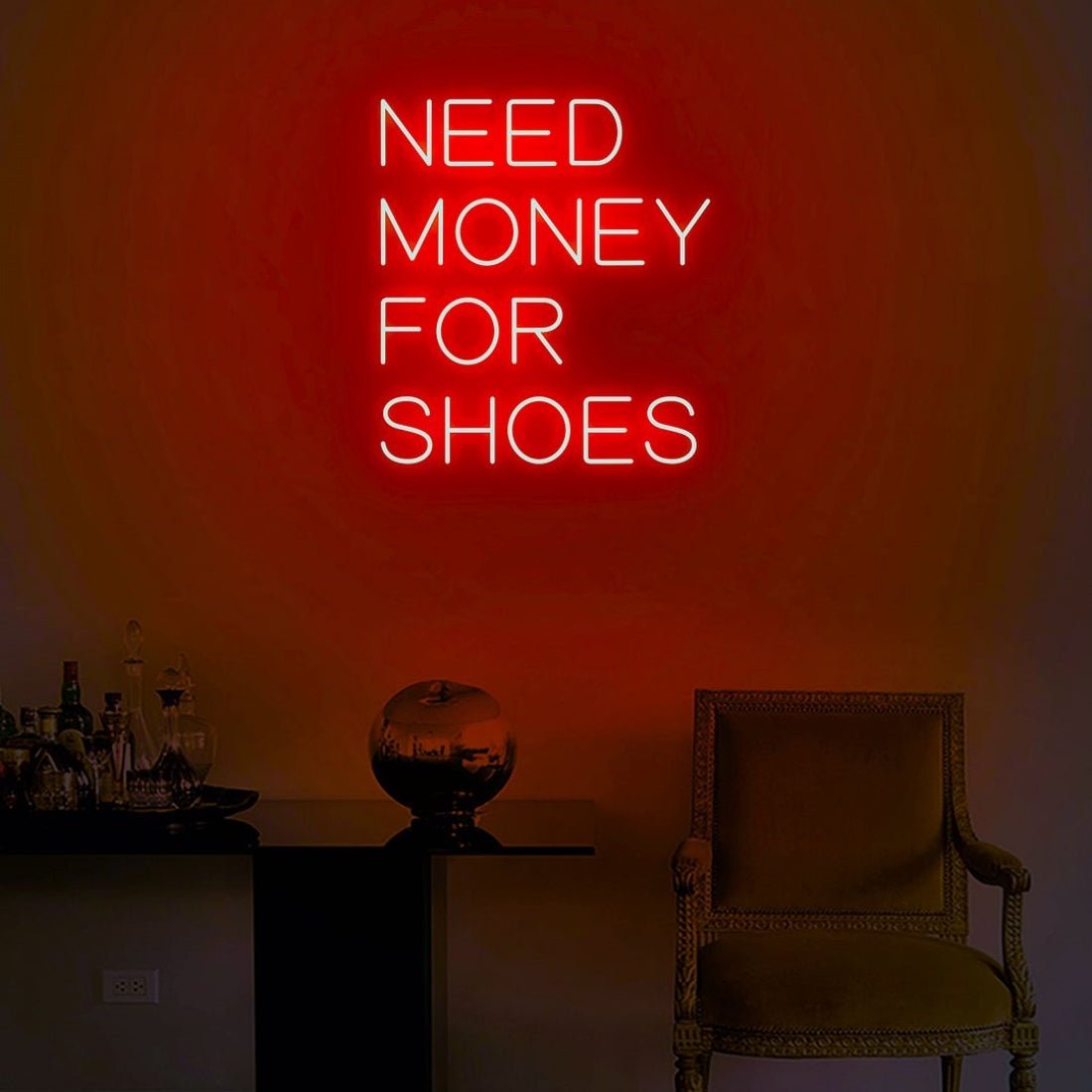 Need Money For Shoes Led Sign Business Neon Sign - Shineneon