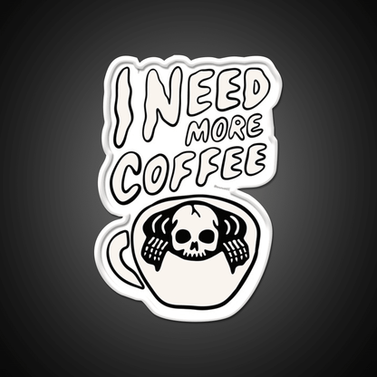 Need More Coffee Cafe Led Neon Sign Espresso Bar Art Rgb Color - Shineneon