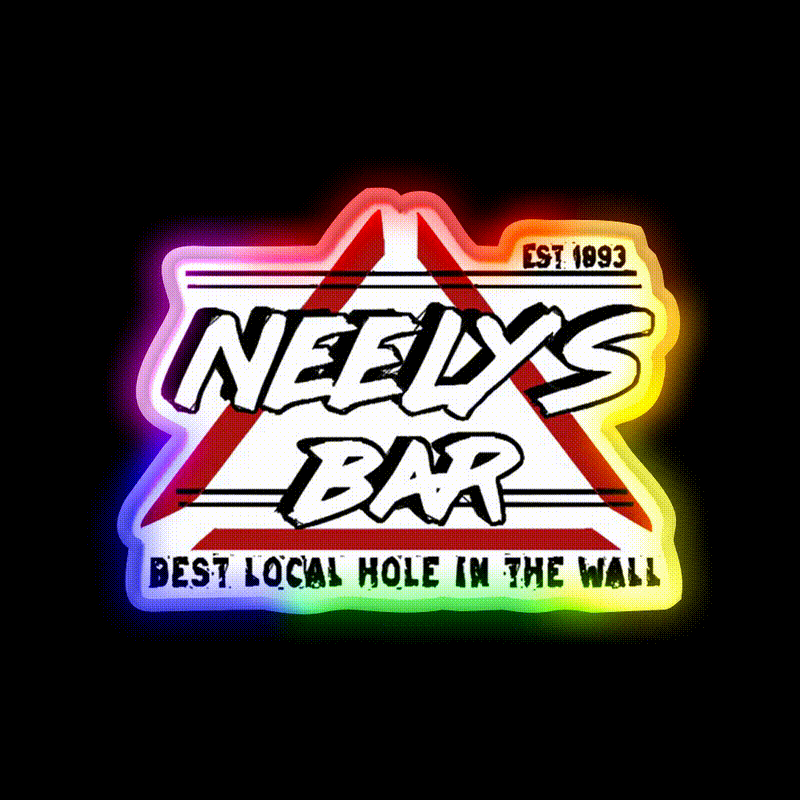 Neelys Bar Man Cave Bar Led Neon Sign Rgb Color