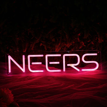 Neers Red Custom Led Neon Sign | Shineneon