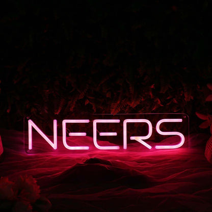 Neers Red Custom Led Neon Sign | Shineneon