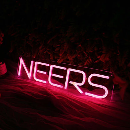 Neers Red Custom Led Neon Sign | Shineneon