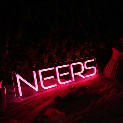 Neers Red Custom Led Neon Sign | Shineneon