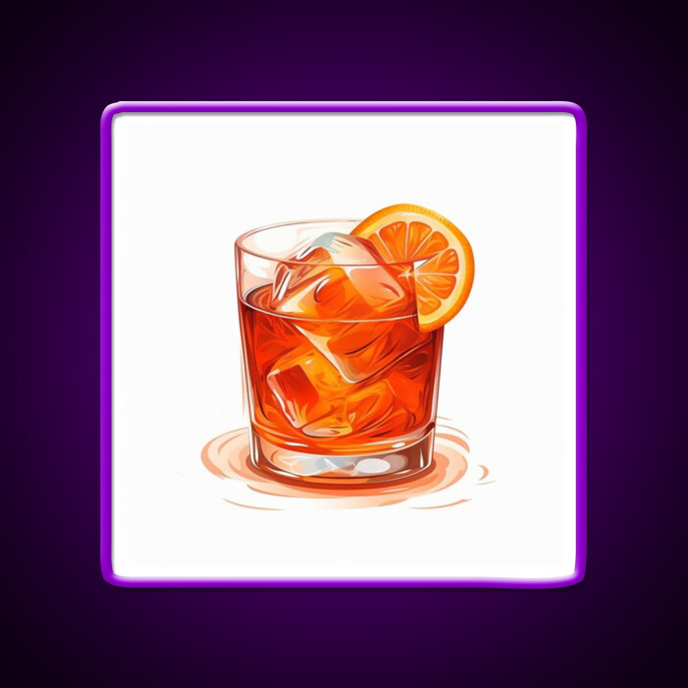 Negroni Cocktail Bar Decor Led Neon Sign Drink Lounge Art Led Sign Rgb Color - LED neon sign view 9