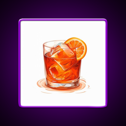 Negroni Cocktail Bar Decor Led Neon Sign Drink Lounge Art Led Sign Rgb Color - LED neon sign view 9