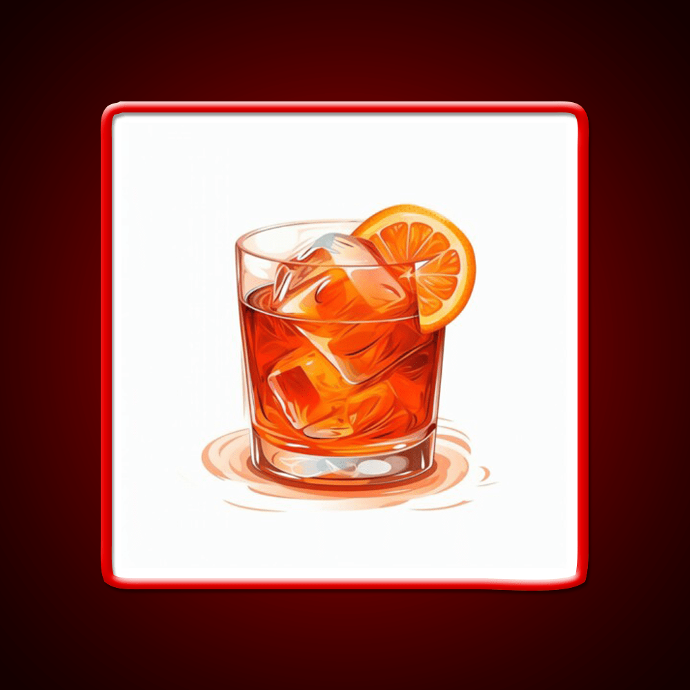 Negroni Cocktail Bar Decor Led Neon Sign Drink Lounge Art Led Sign Rgb Color - Shineneon