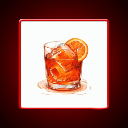 Negroni Cocktail Bar Decor Led Neon Sign Drink Lounge Art Led Sign Rgb Color - Shineneon
