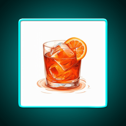 Negroni Cocktail Bar Decor Led Neon Sign Drink Lounge Art Led Sign Rgb Color - Shineneon