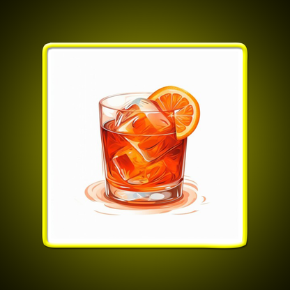 Negroni Cocktail Bar Decor Led Neon Sign Drink Lounge Art Led Sign Rgb Color - LED neon sign view 7