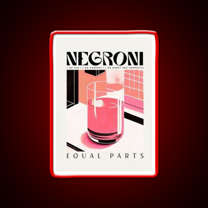 Negroni Cocktail Bar Decor Led Neon Sign Home Bar Decor Rgb Color - LED neon sign view 10