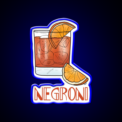 Negroni Cocktail Bar Decor Led Neon Sign Neon Party Sign Rgb Color - LED neon sign view 5