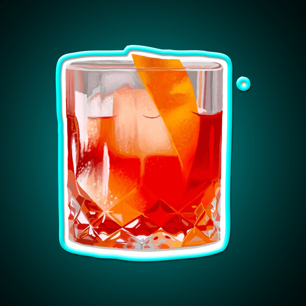 Negroni Cocktail Bar Decor Led Neon Sign Rgb Color - Shineneon