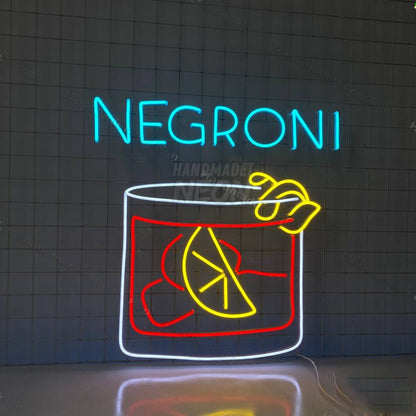 Negroni Cocktail Led Neon Sign | Shineneon
