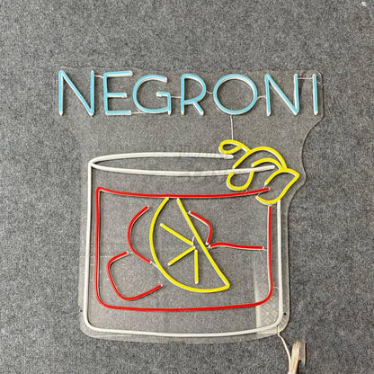 Negroni Cocktail Led Neon Sign | Shineneon