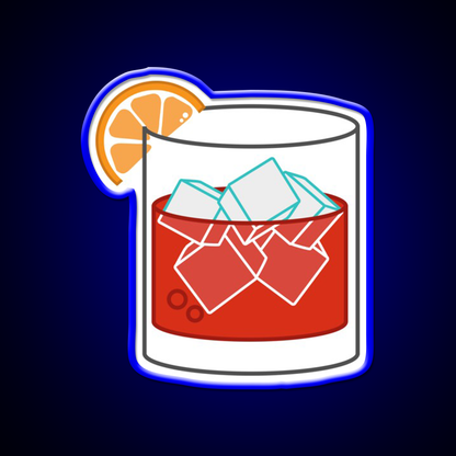 Negroni Whiskey Drink Bar Led Neon Sign Rgb Color