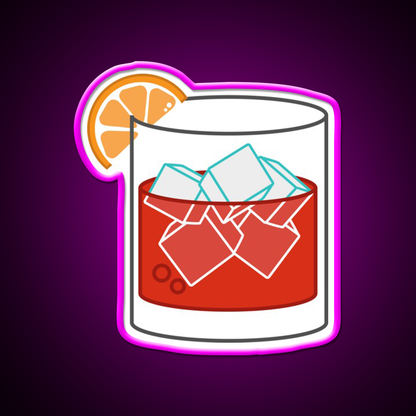 Negroni Whiskey Drink Bar Led Neon Sign Rgb Color