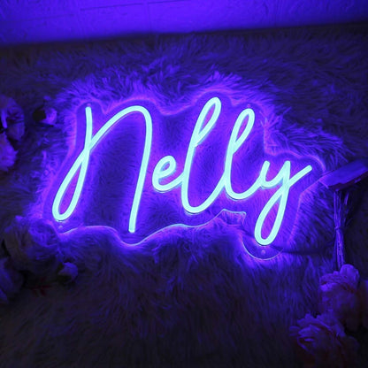 Nelly Blue Led Neon Sign - Shineneon