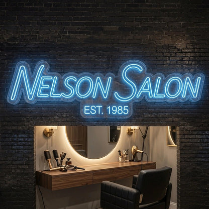 Nelson Salon LED Neon Sign - Shineneon