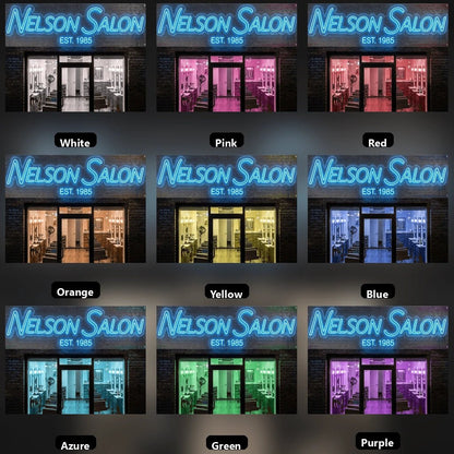 Nelson Salon LED Neon Sign - Shineneon