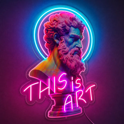 Neon Art Bust Neon Sign LED Neon Sign high-converting product image
