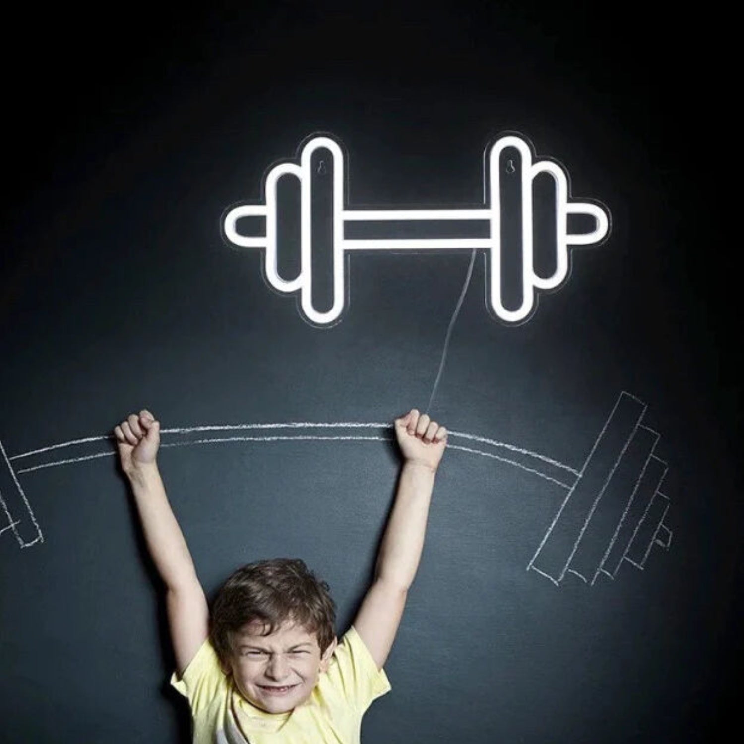 Neon Barbell Or Dumbbell Led Neon Sign For Gym Wall Hanging | Shineneon