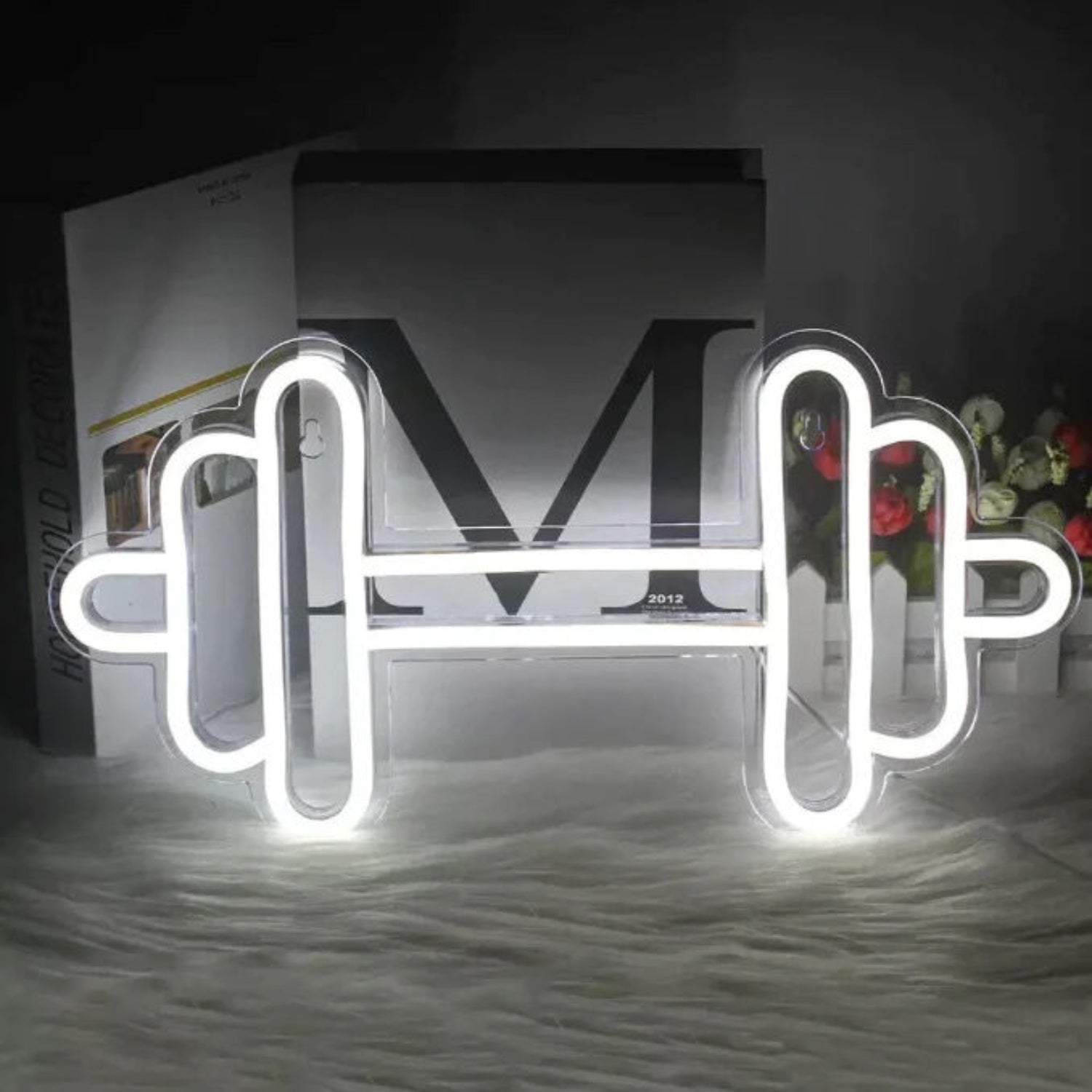 Neon Barbell Or Dumbbell Led Neon Sign For Gym Wall Hanging | Shineneon