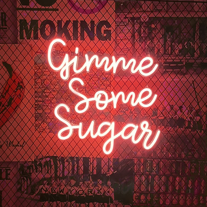 Neon Sign Gimme Some Sugar | Shineneon