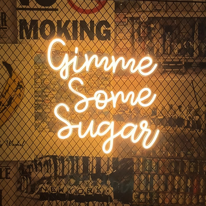 Neon Sign Gimme Some Sugar | Shineneon