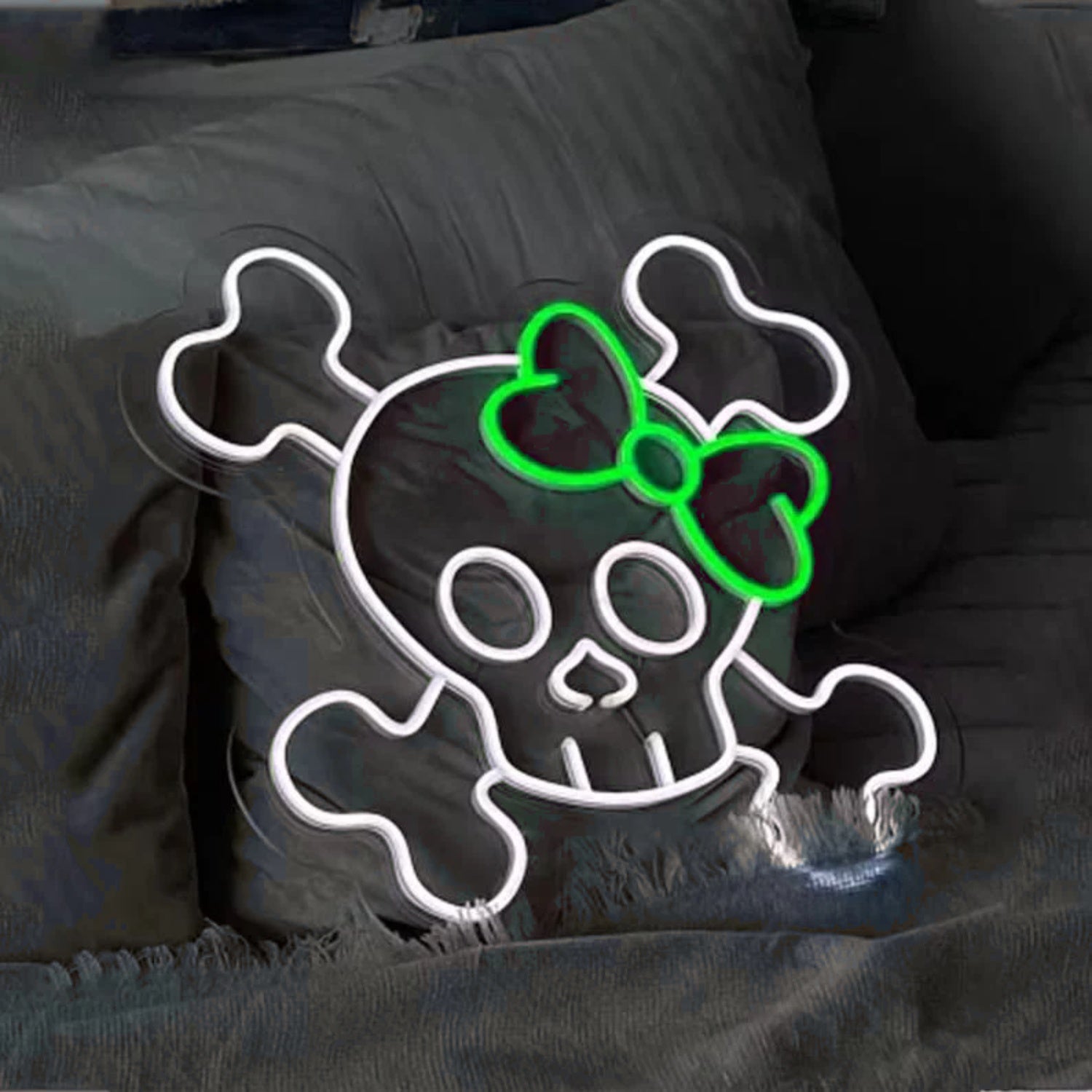 Neon Sign With Skull And Crossbones | Shineneon