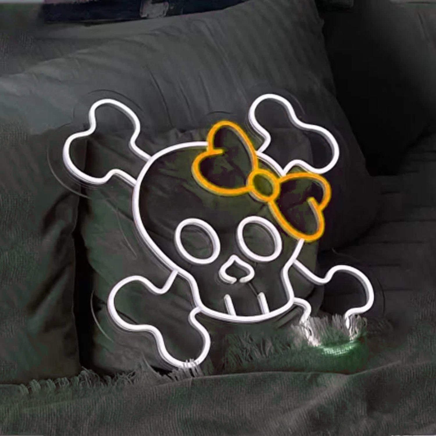 Neon Sign With Skull And Crossbones | Shineneon