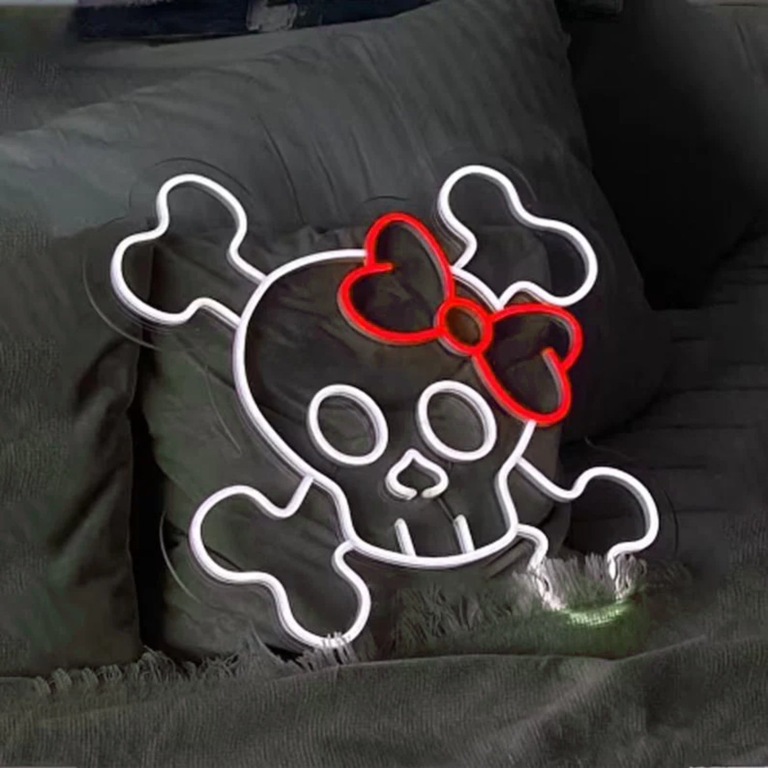 Neon Sign With Skull And Crossbones | Shineneon