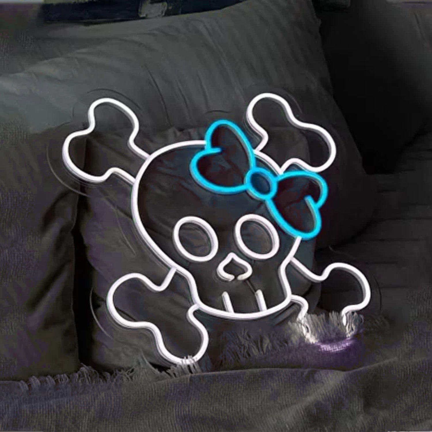 Neon Sign With Skull And Crossbones | Shineneon