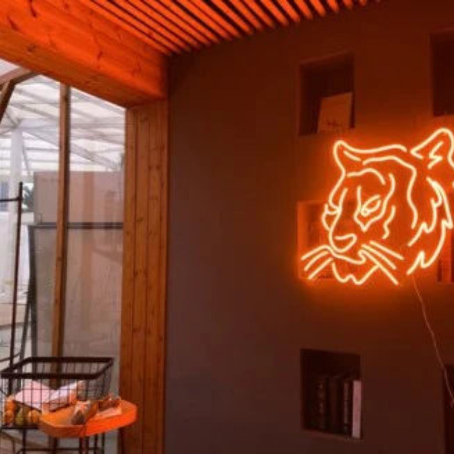 Neon Tiger Led Tiger Head Art | Shineneon