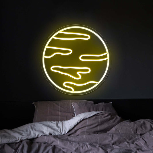 Neptune Led Neon Signs Wall Art For Sale