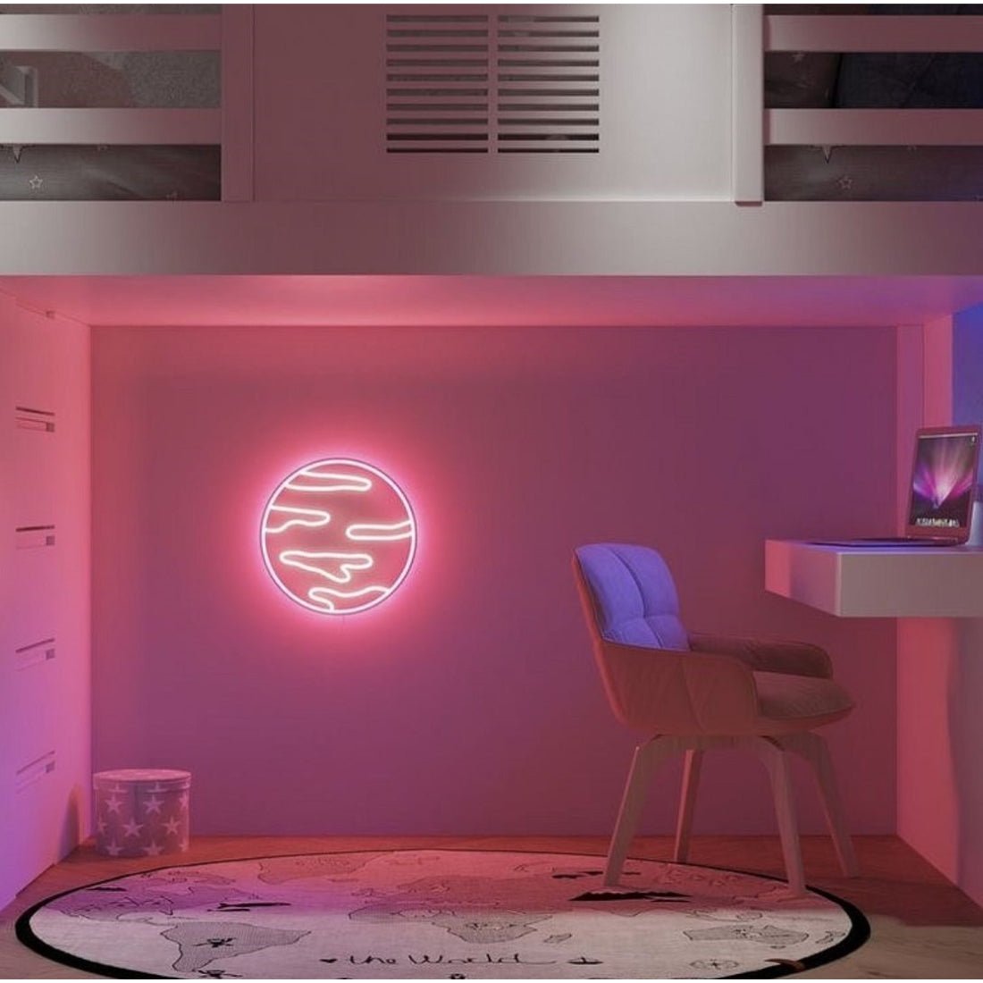 Neptune Planet Led Sign Business Neon Sign - Shineneon