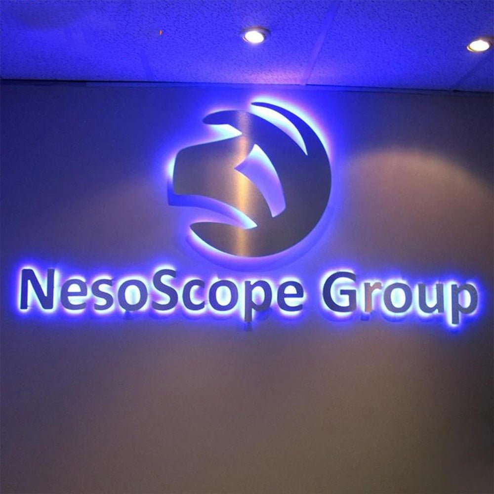 Nesoscope Group 3D Front And Back Lit Letters Metal Led Sign - Shineneon