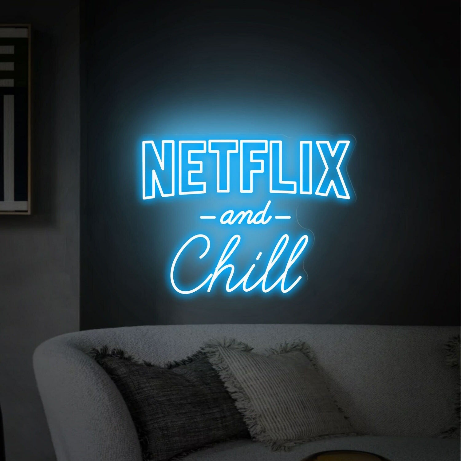 Netflix And Chill Led Neon Sign Home Theaters Game Rooms | Shineneon