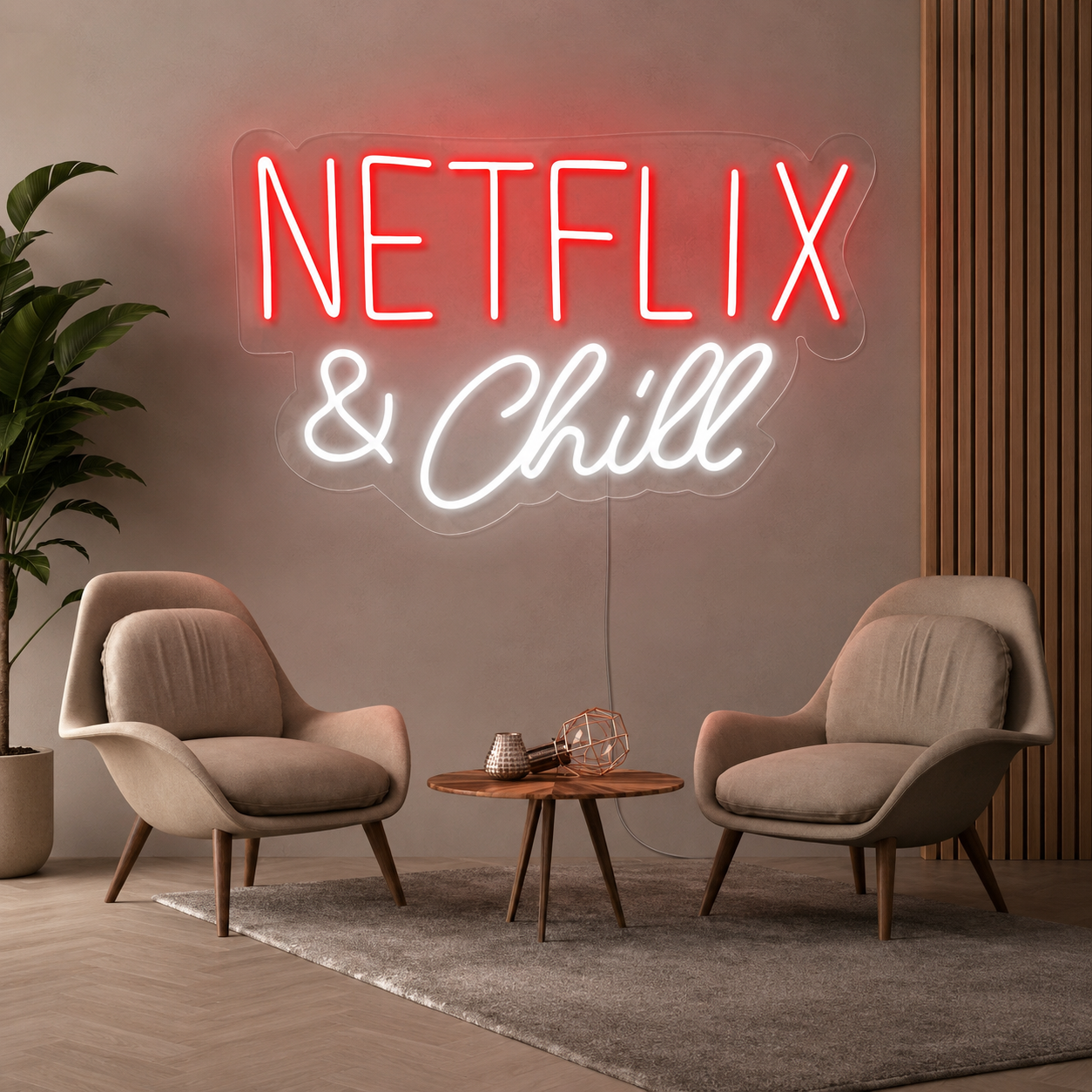 Netflix Chill Wall Decor LED Neon Sign main product image