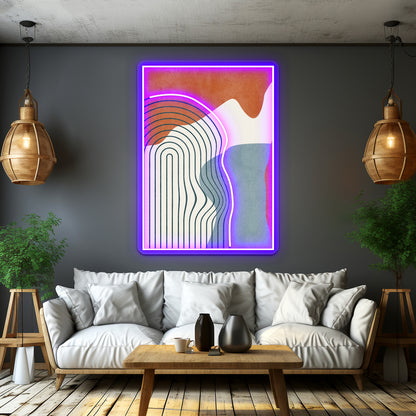 Neutral Rainbow Wall Artwork Neon Signs