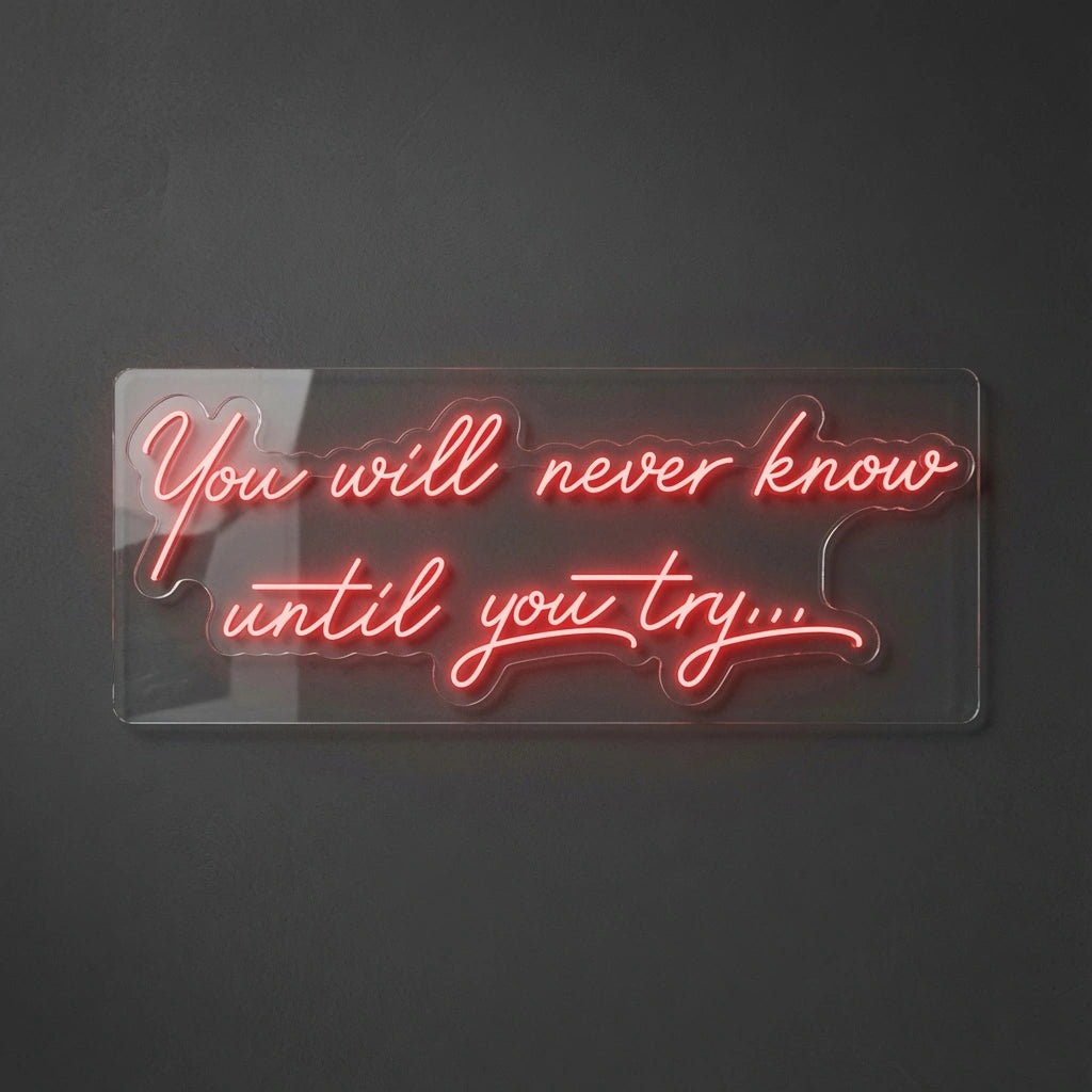 Never LED Neon Sign - 01 Original Product Image