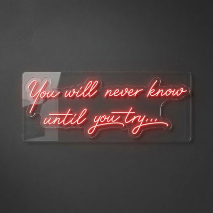 Never LED Neon Sign - 01 Original Product Image