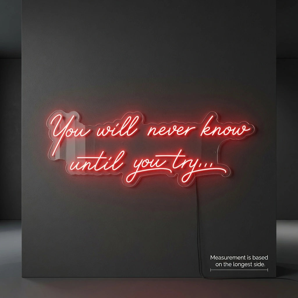 Never LED Neon Sign - 04 Size Image