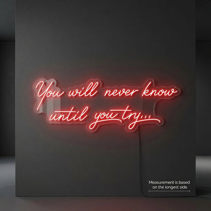 Never LED Neon Sign - Shineneon