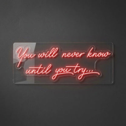 Never LED Neon Sign - Shineneon