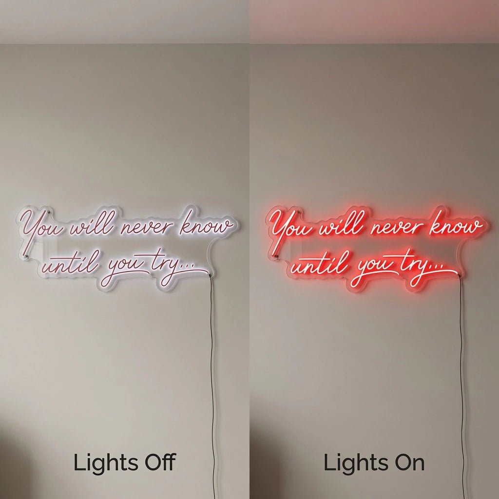 Never LED Neon Sign - Shineneon