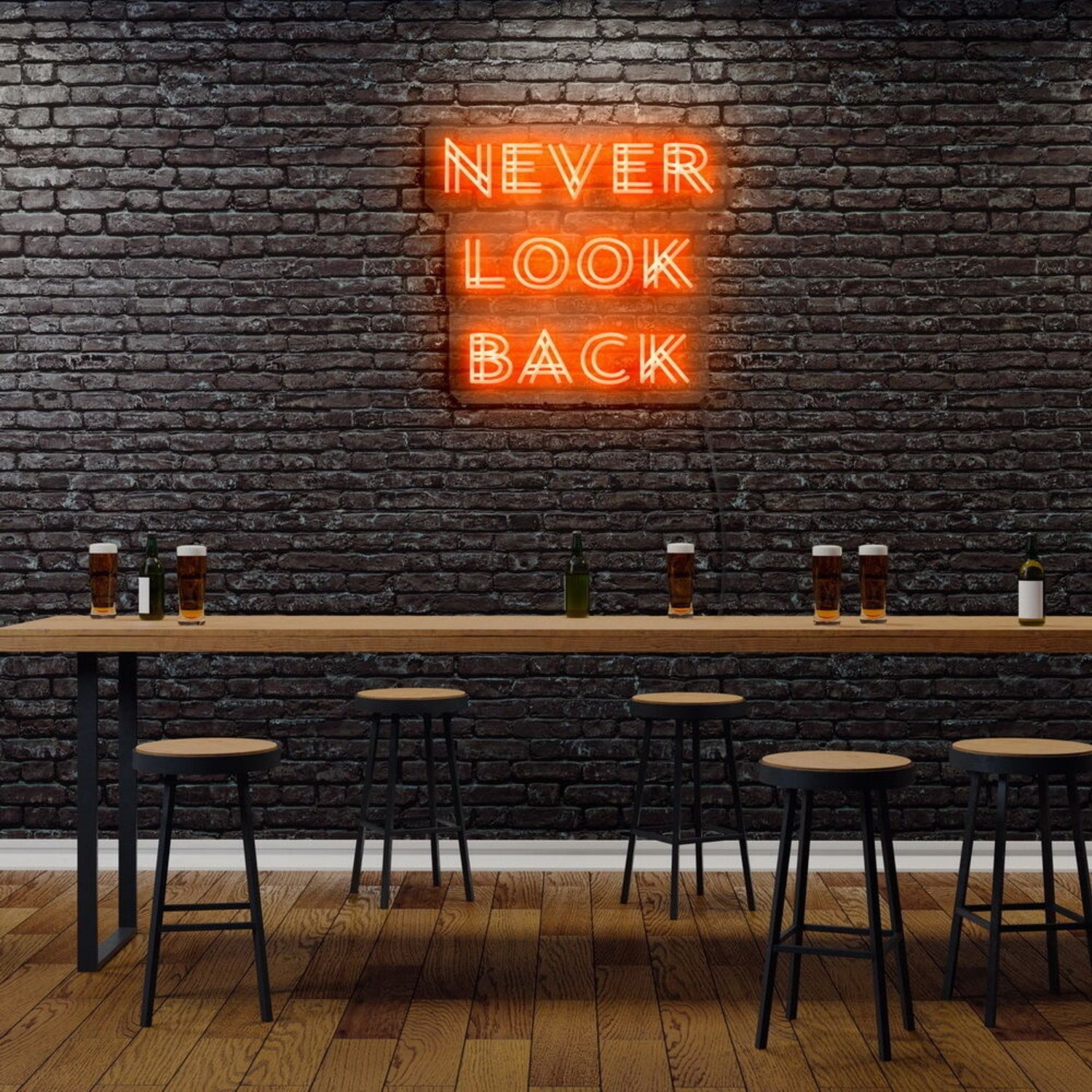 Never Look Back Led Neon Sign | Shineneon