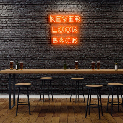 Never Look Back Led Neon Sign | Shineneon
